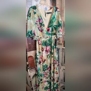 Chetta B Multicolor Floral Dress